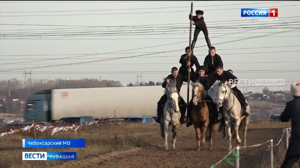 В Чувашии прошел казачий строевой смотр 