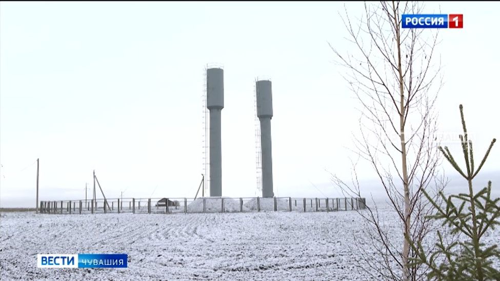 В деревне Чичканы построили водонапорную башню почти за 43 млн рублей