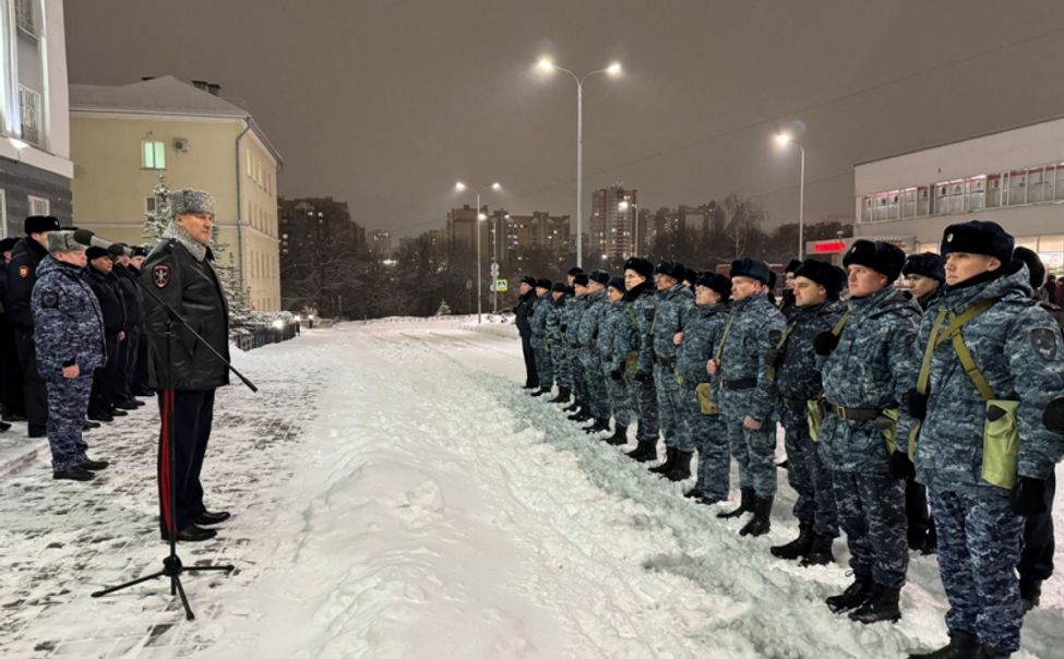 В Чувашию из служебной командировки вернулся сводный отряд МВД