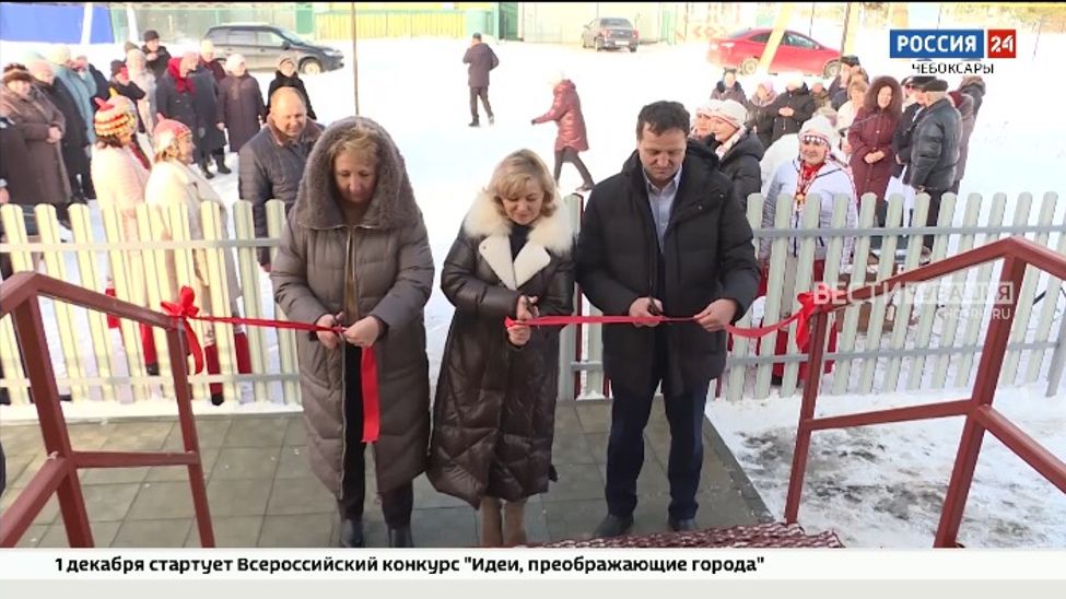 В Шемуршинском округе открылись сразу 2 новых модульных медпункта 