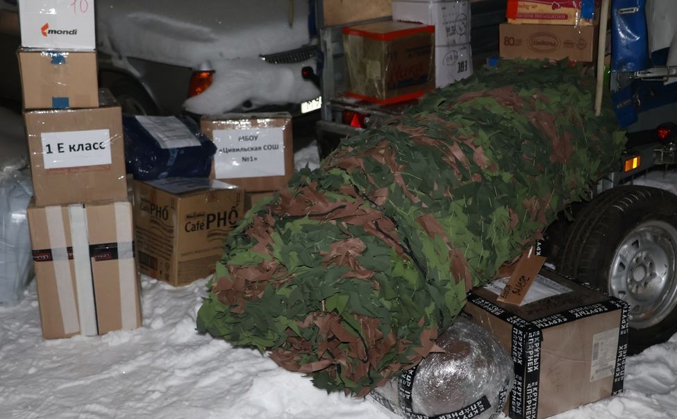 Цивиляне отправили партию гуманитарного груза в зону СВО