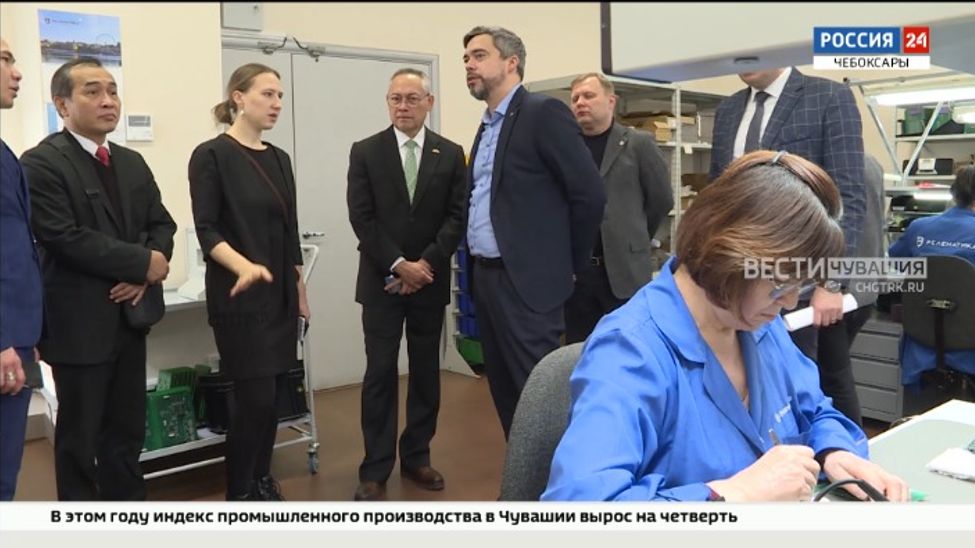 Делегация Индонезии посетила крупные предприятия Чебоксар