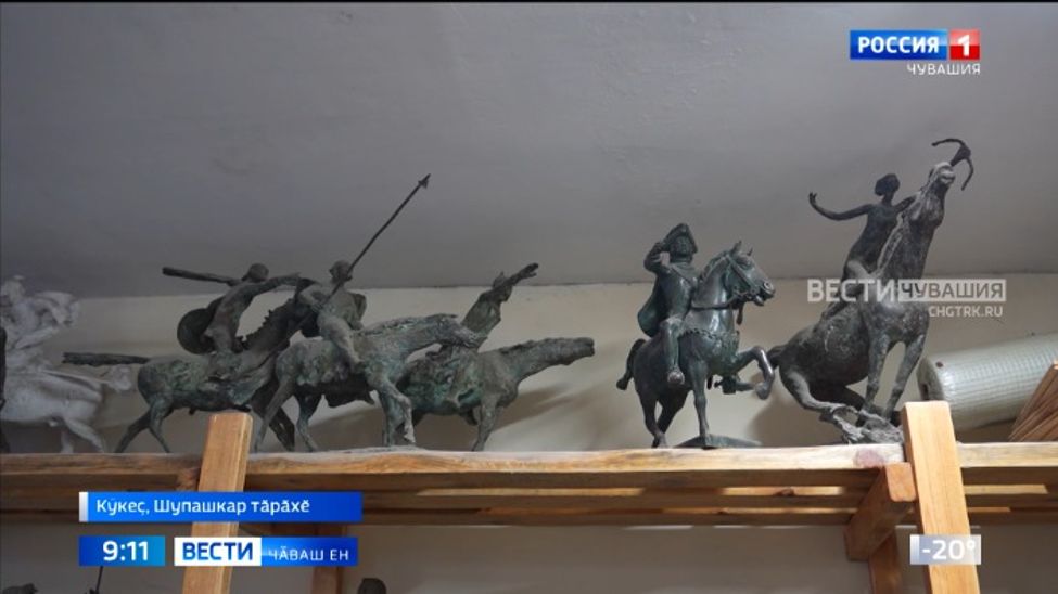 Елчӗк тӑрӑхӗнче ҫуралса ӳснӗ Петӗр Пупин скульптор 70 ҫул тултарчӗ