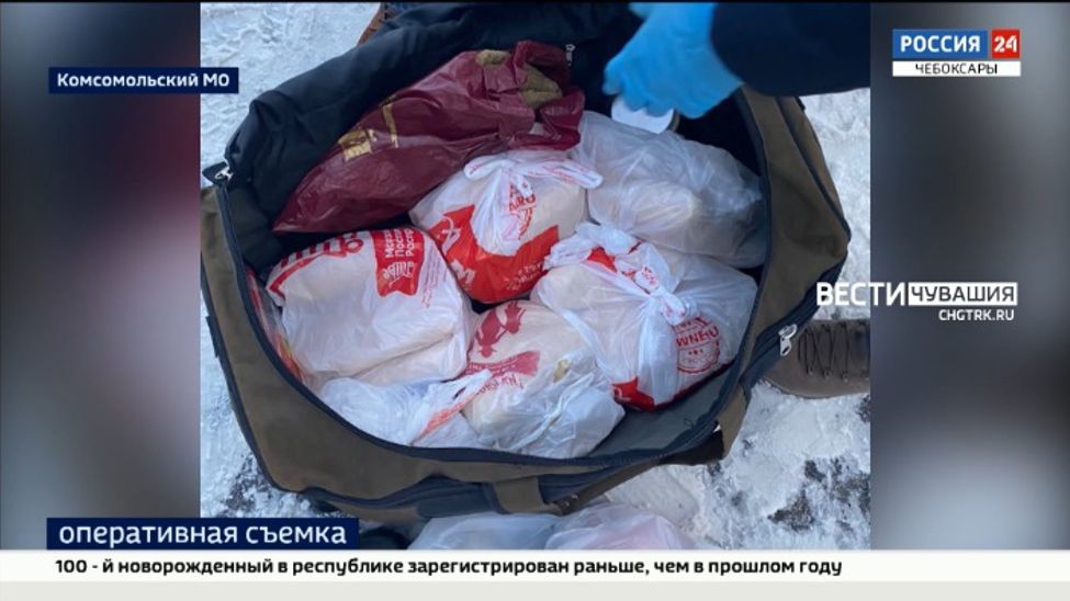 На трассе М-12 в Чувашии задержали жителя Нижнего Тагила с 26 кг наркотиков