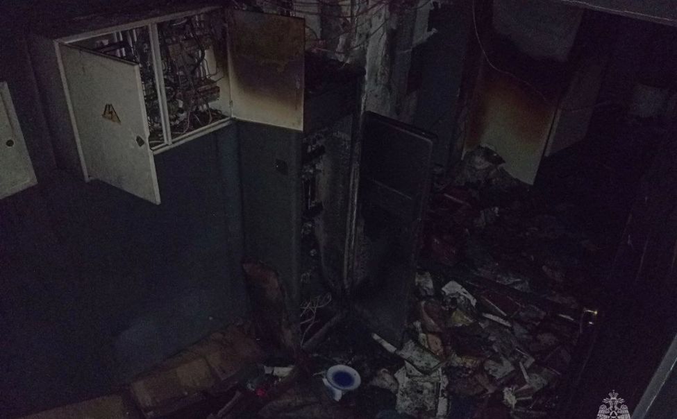 В центре Чебоксар произошел пожар в баре