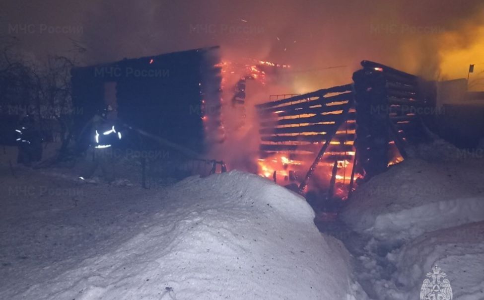 В выходные дни в Чувашии горели три бани