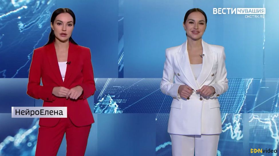 Ведущая ГТРК «Чувашия»  взяла интервью у своего цифрового аватара