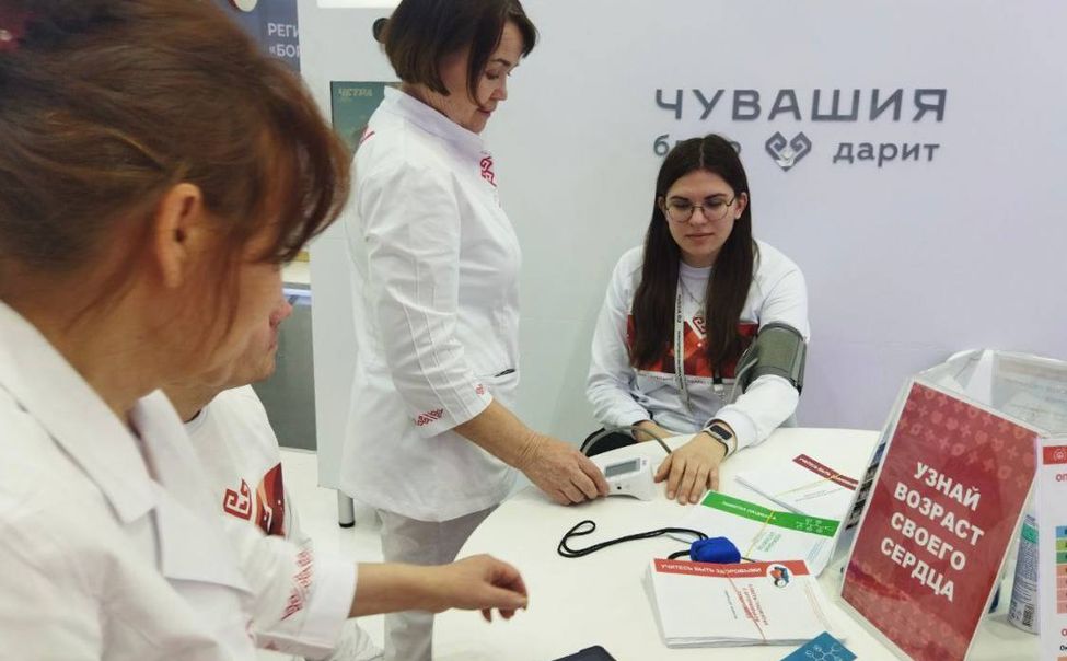 Минздрав Чувашии работает на Дне здоровья на ВДНХ