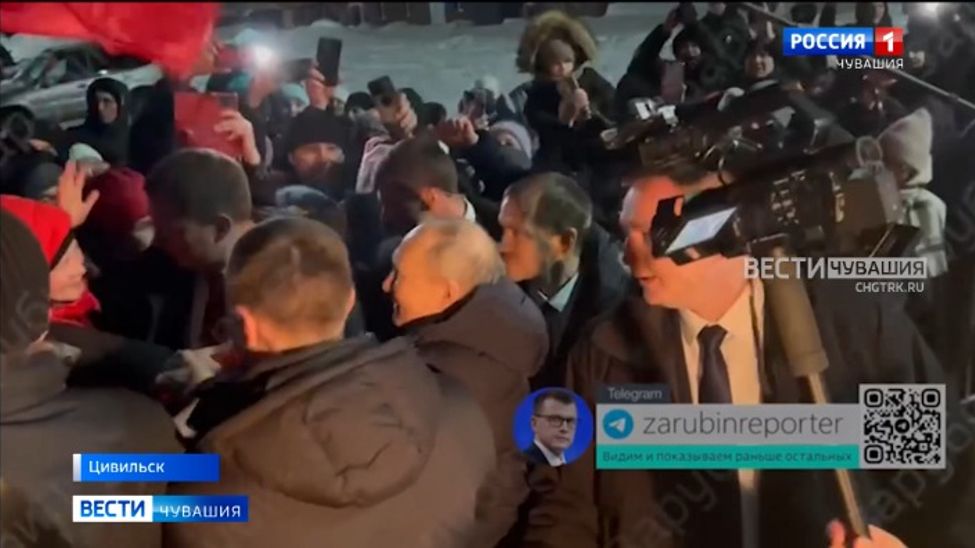 Цивиляне делятся впечатлениями от визита Владимира Путина