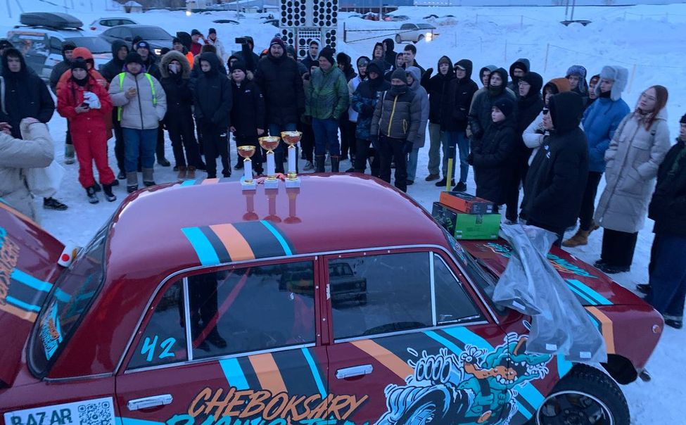 На Новочебоксарской набережной дрифтовали 40 спортсменов Поволжья