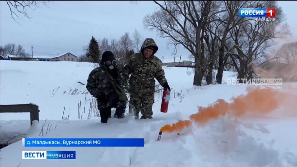 Отец и сын возродили "Зарницу" на чувашском селе