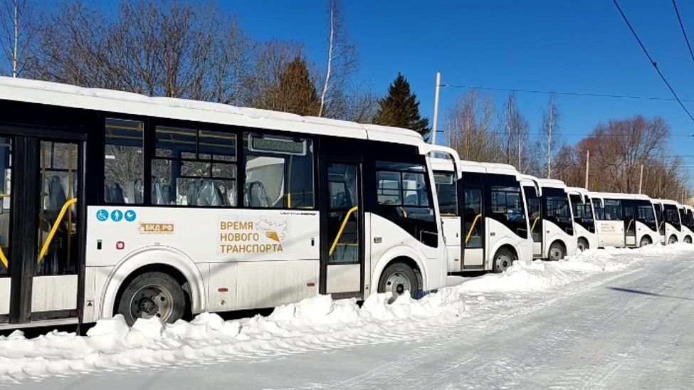 В Чувашию прибыли 47 новых автобусов и 21 троллейбус