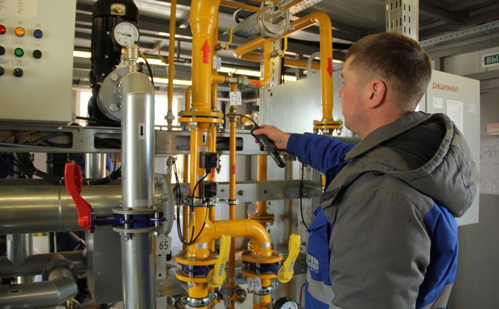 В строящуюся школу в Цивильском округе подвели газ