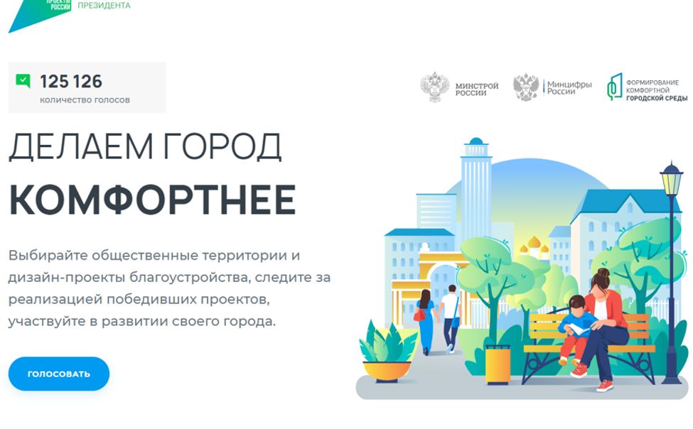 Более 125 тысяч жителей Чувашии проголосовали за новые объекты благоустройства 