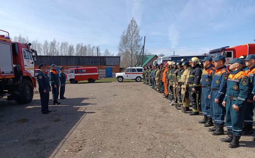 В Канашском лесничестве прошли тактико-специальные учения