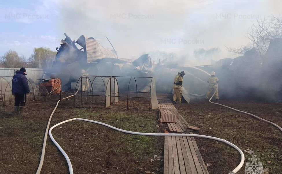 В Чувашии за выходные спасатели 9 раз выезжали на тушение горящей травы и мусора