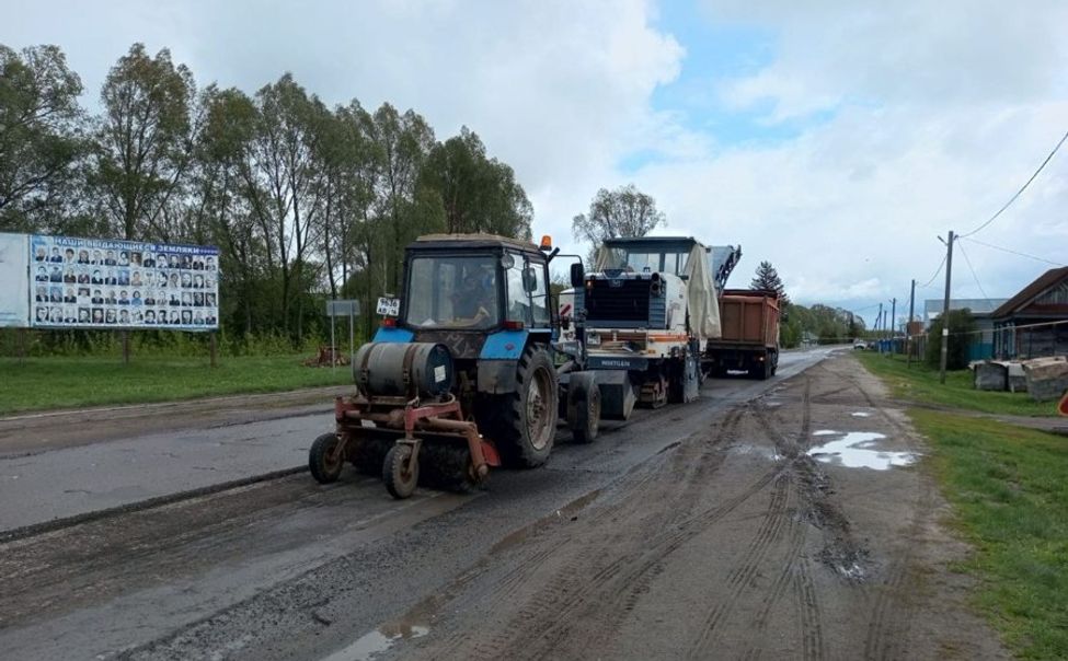 В Янтиковском округе приступили к ремонту дорог, задействованных при строительстве М-12