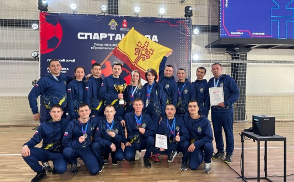 Сотрудники СУ СКР по Чувашии приняли участие во Всероссийской спартакиаде