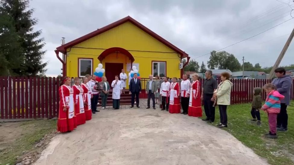 В Красночетайском округе открылся новый фельдшерско-акушерский пункт