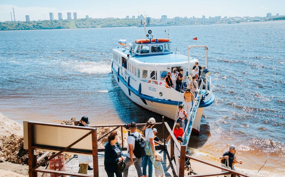 В субботу  из Чебоксарского речпорта начнут ходить трамвайчики