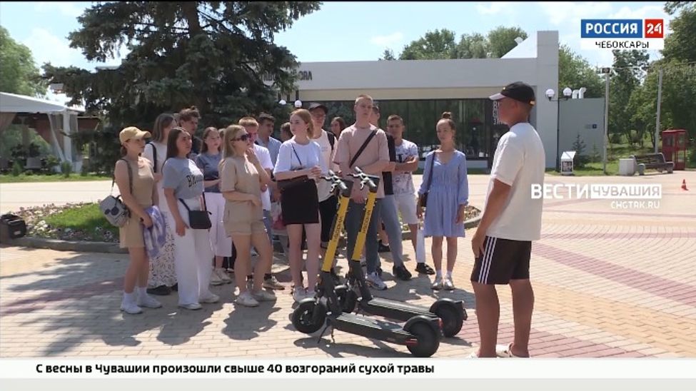 В Чебоксарах прошел мастер-класс по безопасному управлению электросамокатами 