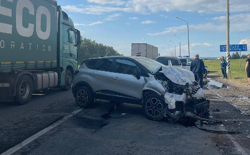 Перед въездом в Канаш произошло ДТП с погибшими