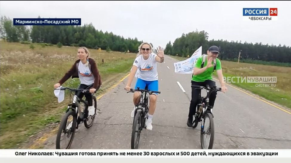 В Чувашии прошел велопробег "Тропа памяти"