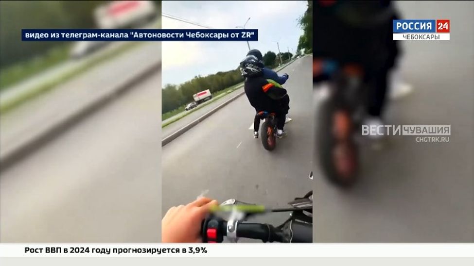 В Чувашии подростки на питбайках украли арбуз 