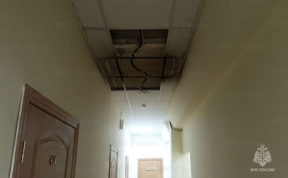 В Чебоксарах произошел пожар в торговом доме "Овас"