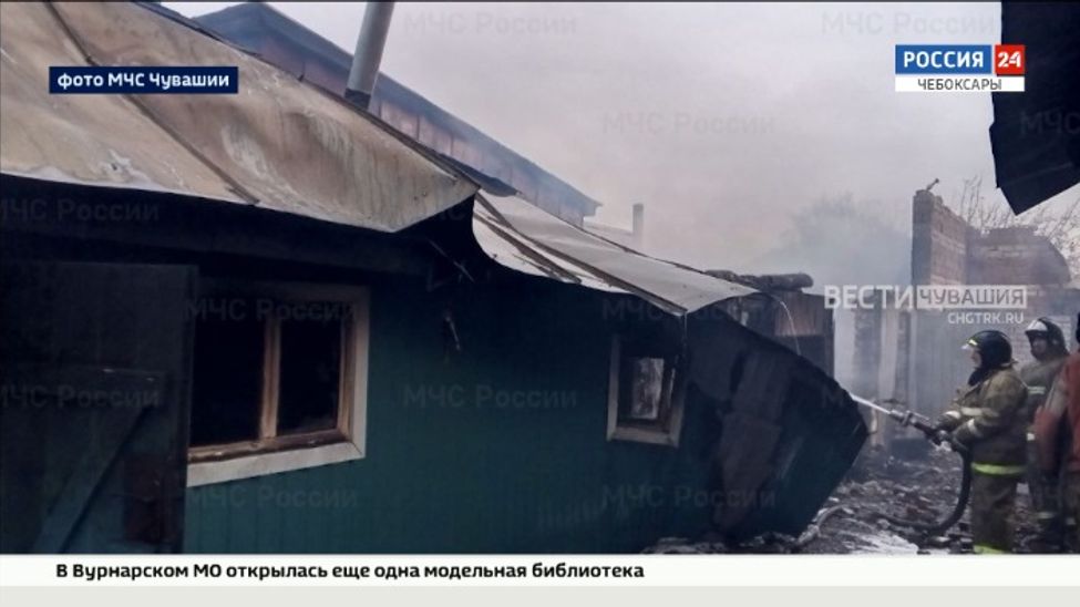 Минувшей ночью в Яльчикском округе пожар унес жизнь человека