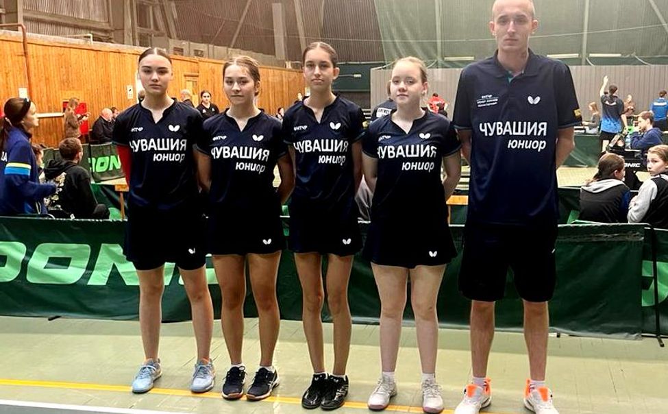 Команды Чувашии по настольному теннису выступают на Всероссийских соревнованиях