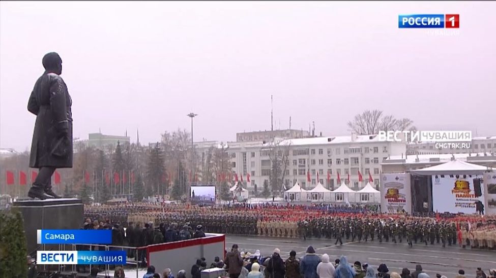 Кадеты и юнармейцы из Чувашии приняли участие в Параде Памяти