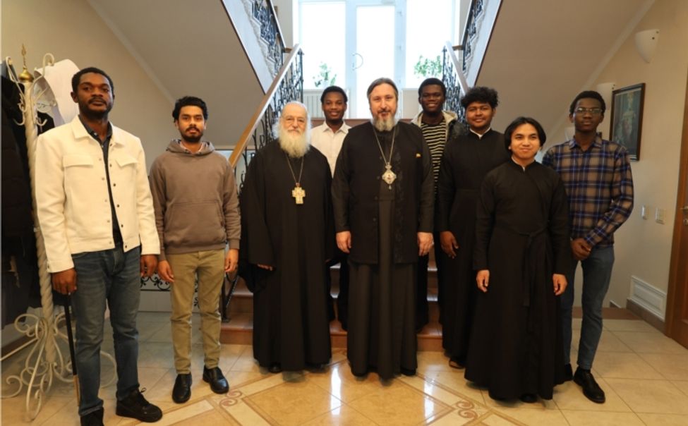 Митрополит Савватий встретился с африканскими студентами духовных семинарий