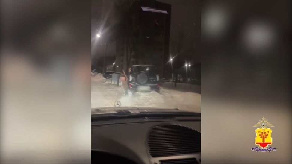 В Чувашии неравнодушный гражданин помог полицейским задержать пьяного водителя
