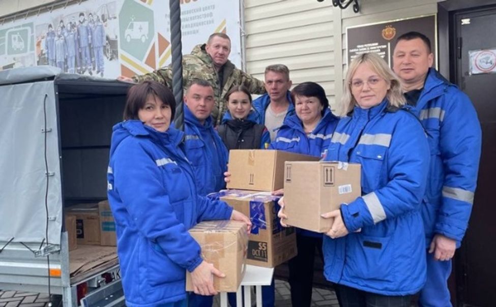 Цивильская подстанция скорой помощи отправила гуманитарный груз землякам на СВО 