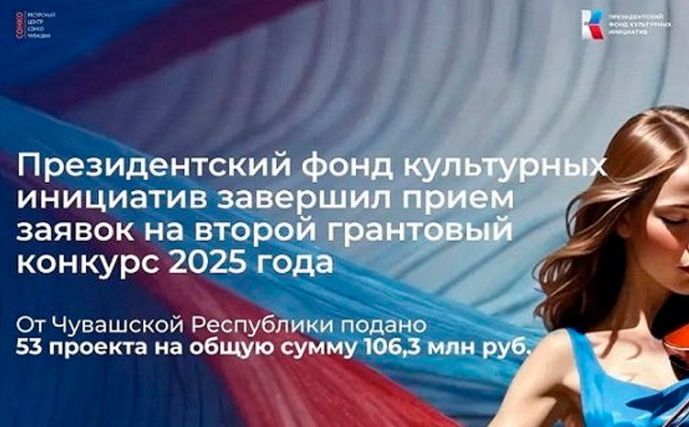 Чувашия подала 53 проекта на второй грантовый конкурс Фонда культурных инициатив 