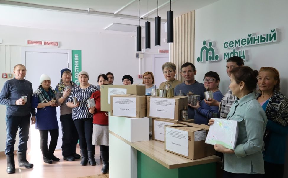 В Урмарах изготовили очередную партию окопных свечей для бойцов СВО