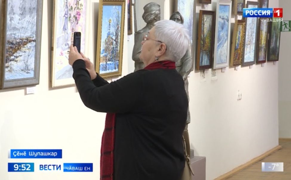 Ҫӗнӗ Шупашкарти ӳнер музейӗнче Наталия Нагорнова ӳнерҫӗн, педагогӑн куравӗ уҫӑлчӗ