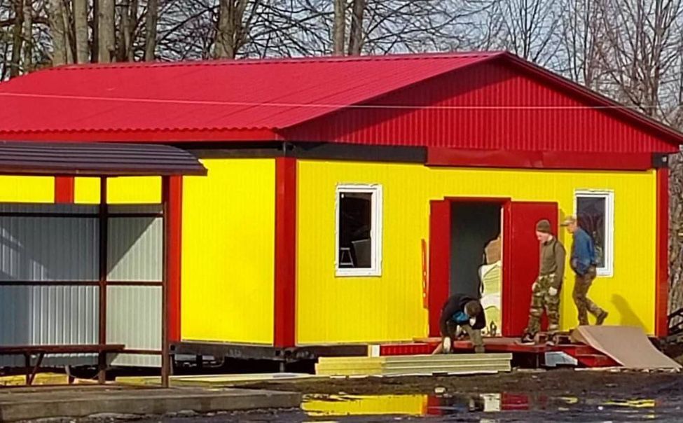 В трех ФАПах, установленных в деревнях Чувашии, приступили к внутренним работам