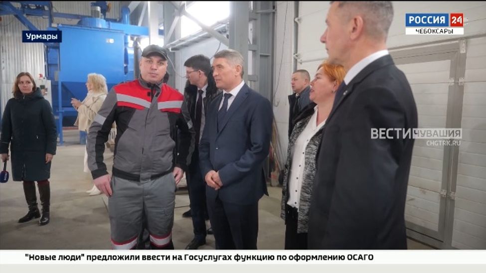 Олег Николаев посетил Урмарский округ