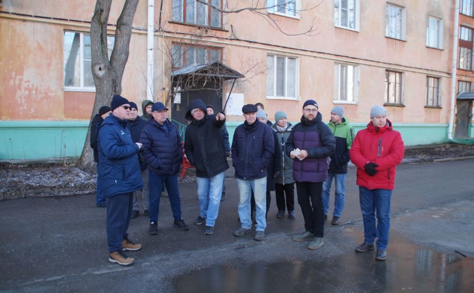 В Чебоксарах состоялся комиссионный обход микрорайона «Текстильщик»