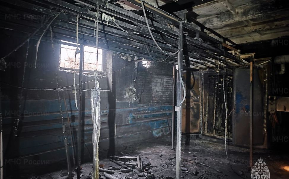 В Чебоксарах произошел пожар на производстве строительных металлоконструкций