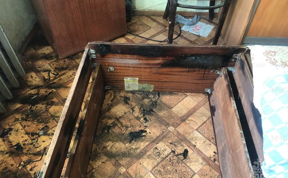 Новочебоксарец устроил пожар, уснув с непотушенной сигаретой