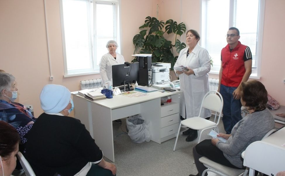 Акция «Добро в село» прошла в Первомайском ФАПе