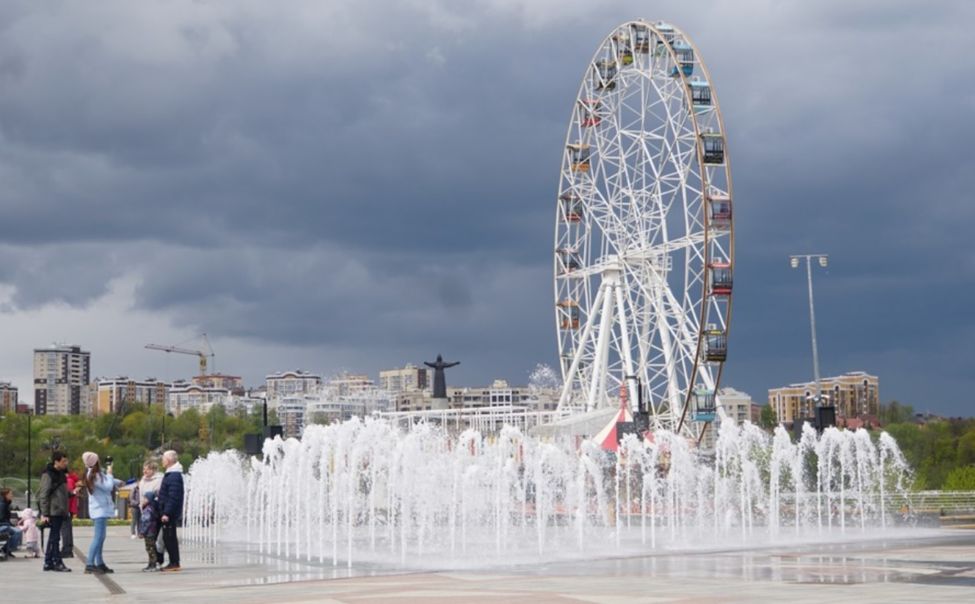 В Чебоксарах заработали фонтаны 