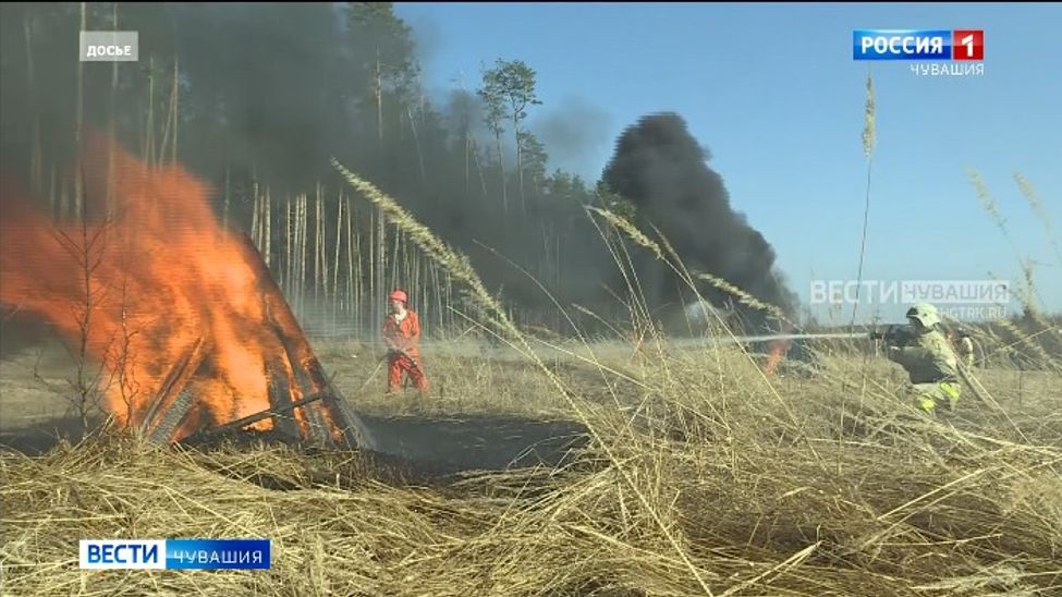 С начала года на территории Чувашии зарегистрировано более 500 пожаров