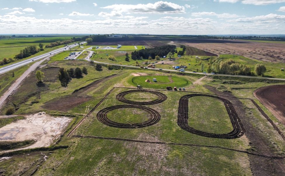 В честь 80-летия Великой Победы в Чувашии впервые создан геоглиф
