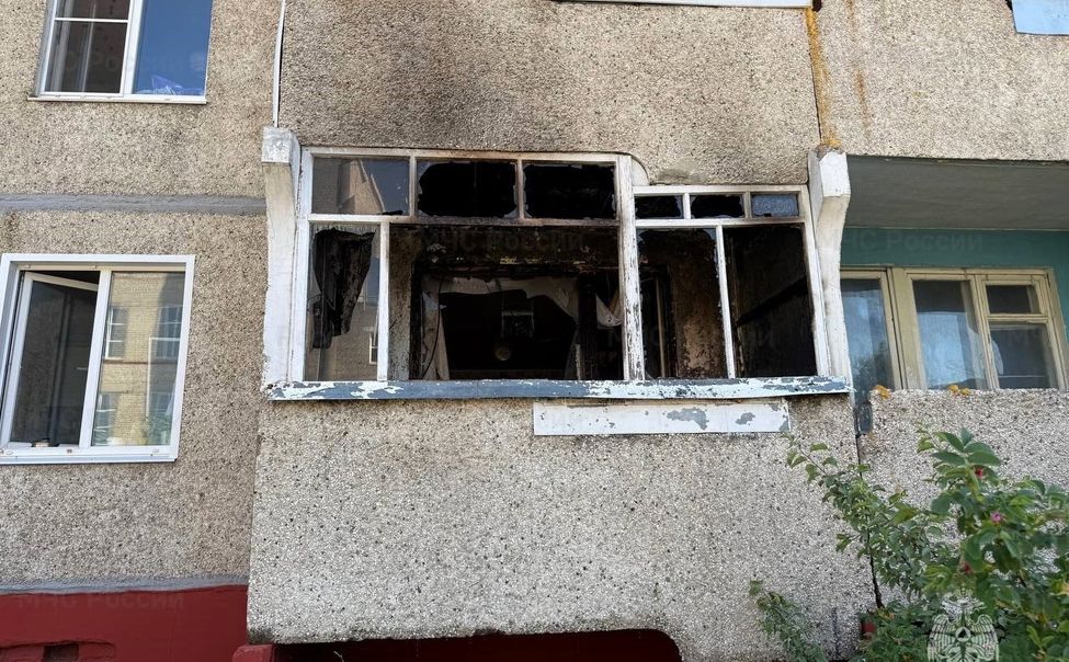 В Шумерле горел балкон пятиэтажки