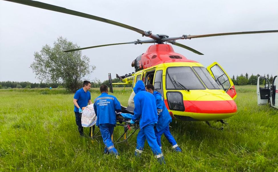 В Чувашии санавиация спасла  женщину с опасным нарушением сердечного ритма