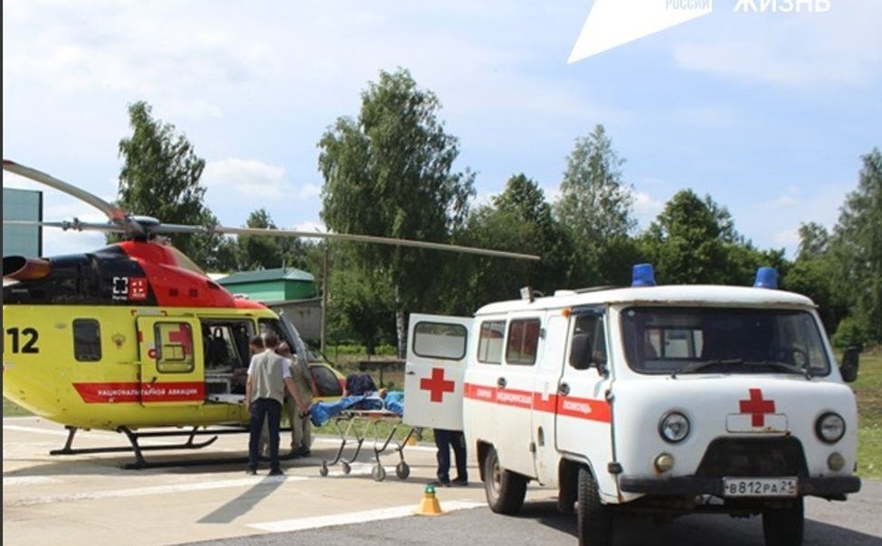 Санавиация оперативно перевезла из Алатыря пациента с геморрагическим инсультом